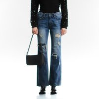 [오픈와이와이] RIPPED BOOTS CUT JEANS (NAVY)