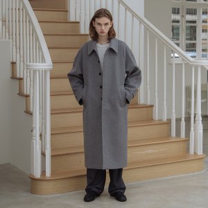 발마칸 울 롱코트 - GRAY / 데꼬로소 롱코트