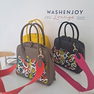 페인팅 스트랩Bag, 꽃과나비작가