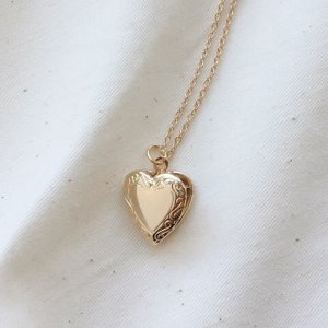 [판타스틱 플래닛] heart locket necklace (2colors)