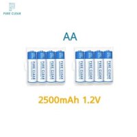 퓨어클리어 AA 충전지 2500mAh 8알 AA 충전 배터리