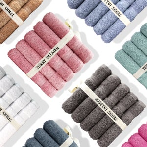 테리파머 180g 럭셔리 프리미엄 다이아보더 호텔수건 10장