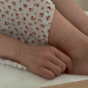 92.5실버 - 기획 진주팔찌&발찌, 0.7CENTIMETER