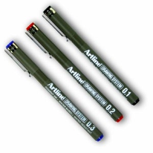 코픽 아트라인 드로잉 시스템 펜 0.5mm BLACK