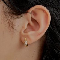 CJ Hei 박진주 김종현 위아이 유용하 octagon one-touch earring