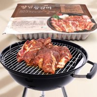 숯불 양념 돼지 갈비 목살 돼지왕갈비 2kg