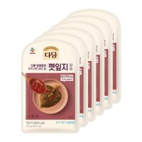 CJ제일제당 다담 깻잎지 반찬양념 150g x 6개