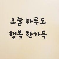 오늘 하루도 행복 한가득 감성 레터링 스티커 코이핀즈