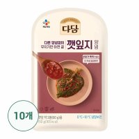 CJ제일제당 다담 깻잎지 반찬양념 150g x 10개