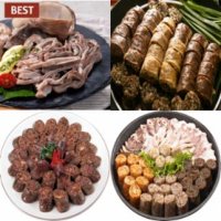 머릿고기수육250g - 순대 돼지 부속 고기 부속물 머리 간 염통 오소리감투 부산물 고순대 시골 피순대 백순대 내장 선지없는 머릿