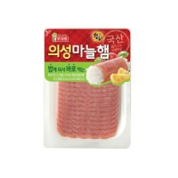 롯데웰푸드 롯데햄 의성마늘햄 슬라이스 60g 밥반찬 햄말이 혼밥