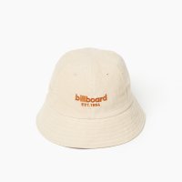 Billboard logo corduroy bucket hat Light