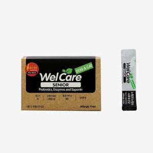 웰케어시니어 30포(1개월분) 약효보호제 노령견 노령묘 프리미엄 유산균
