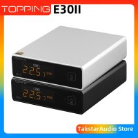 TOPPING E30II Decoder 2AK4493S DAC Hi-Res Audio XMOS AU208 Touch OperationRemote Control Preamp DAC