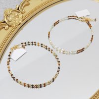 lii ji 타이거 베이비 버마 옥 채워진 austia crystal anklet 24 handamde jewelry for women 선물