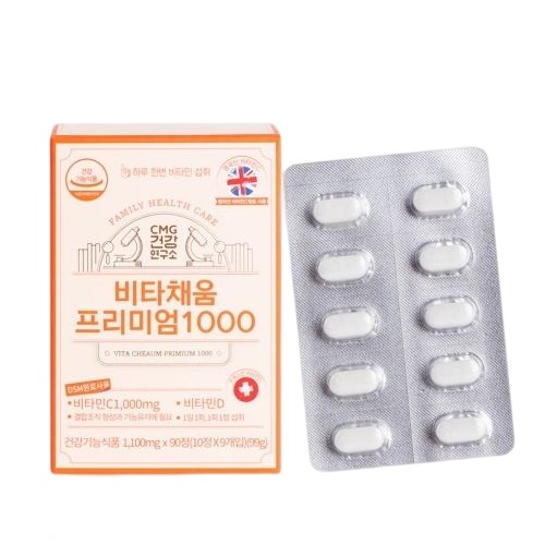 CMG<b>건강연구소</b> 비타채움 프리미엄1000 1100mg x 90정