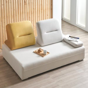 에보니아 애플 아쿠아텍스 2인용 소파베드