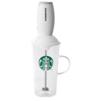 Starbucks Milk Former Cup 일본 스타벅스 밀크 포머 우유 거품 메이커 앤 글래스 유리컵