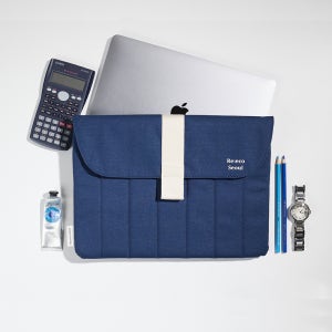 스콘 랩탑 파우치 인디고네이비 (가로형), 리에코 서울