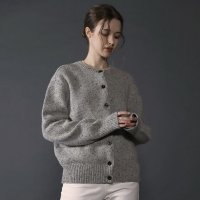 이소브 bailey lambswool cardigan_grey