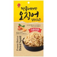 썬푸드 썬푸드 땅콩버터맛오징어 25g 마른안주 간식 오징어채