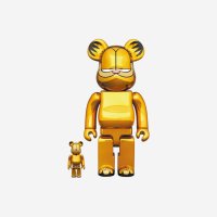 베어브릭 가필드 크롬 버전 100 400 세트 Bearbrick Garfield Chrome Ver 100 400 Set