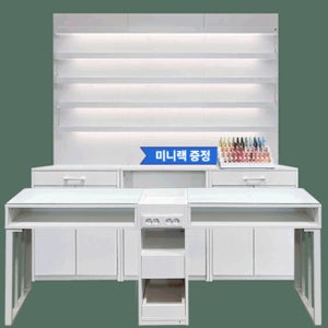 LED 해오름 1800+로건 1900 더블 세트 네일샵가구