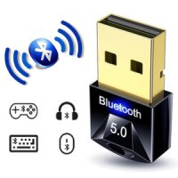 아이퀸 USB 무선 블루투스 5.0 동글이 PC 데스크탑 노트북 컴퓨터 리시버 어댑터 이어폰 스피커 에어팟 연결 동글