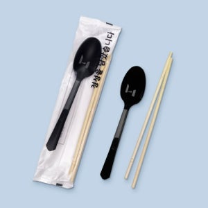 TS 숟가락 젓가락 수저세트 검정
