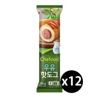 롯데푸드 쉐푸드 우유핫도그 70g x 12개