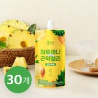 1am 하루하나 곤약젤리 파인애플 150g x 30개 무설탕 저칼로리 간식