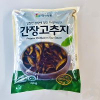 또밥찬 착한 간장고추 4kg 장아찌 대용량