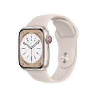 Apple 워치 8 셀룰러 41mm (스타라이트 알루미늄)