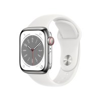 Apple 워치 8 셀룰러 41mm (실버 스테인리스 스틸)