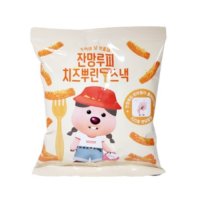 동화씨앤에프 잔망루피 치즈뿌린 떡볶이스낵 80g