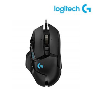 로지텍G 로지텍 G502 HERO 고성능 RGB 유선 게이밍 마우스 블랙