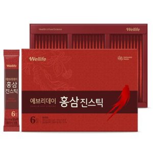 대상웰라이프 에브리데이 홍삼진스틱 10g×30포 홍삼 진액 기능성 국내산 6년근 홍삼농축액