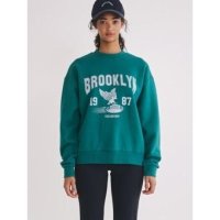 Brooklyn Sweatshirt Green 브루클린 맨투맨 그린 Open 10프로