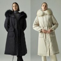 원 바버렛츠 22FW 헝가리구스 라쿤퍼 다운코트 299000