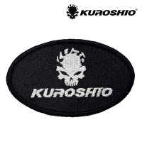 KUROSHIO 쿠로시오 로고 자수 와펜 해골 조끼 낚시복 KURO-WP001