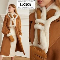 오즈웨어 UGG 양모 머플러 다크 체스트넛 2종 CS014