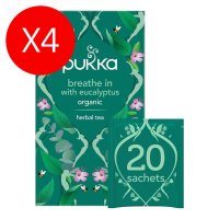 Pukka Eucalyptus Tea 푸카 유칼립투스 티 차 38g 20티백 4팩