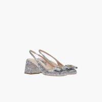 미우미우 펌프스 힐 MIUMIU GLITTER SLINGBACK PUMPS 3ADF F D065 5I808D