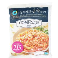 청정원 호밍스 김치제육 곤약 볶음밥 400g 다이어트 체중감량 저칼로리