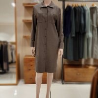 BCBG 멜리나포켓셔츠모직원피스겨울셔츠형원피스 BCBGNC13 B2D9O606