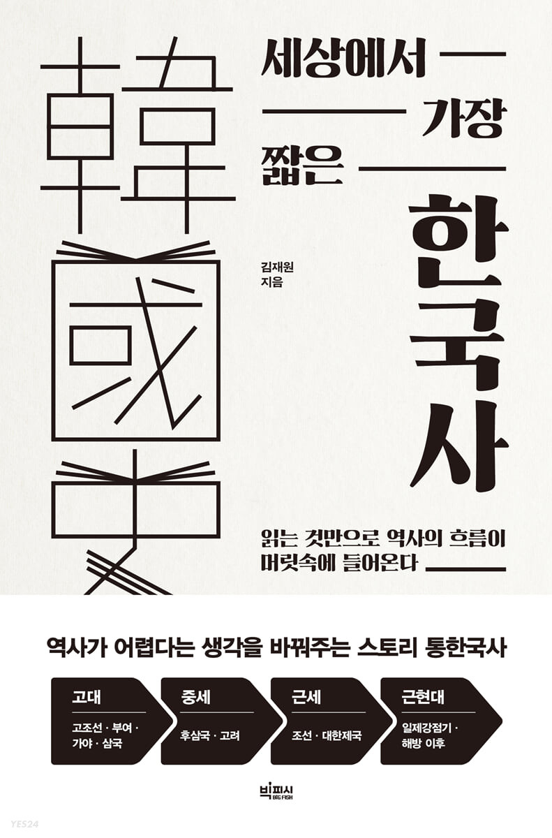 세상에서 가장 짧은 한국사: 읽는 것만으로 역사의 흐름이 머릿속에 들어온다:큰글자도서