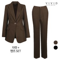 비비드시크릿가너 VIVID SET 여성 탐스 정장자켓 팬츠 봄가을 세트