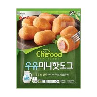 롯데푸드 라퀴진 우유미니핫도그 500g 2개 4개