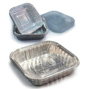 ALD-S25 일회용 다기능 직화용기 2인용 5개 뚜껑포함 (캠핑)