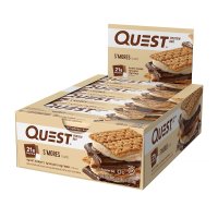 퀘스트 프로틴 바 스모어 Smores Quest 20g Protein 12개 720g